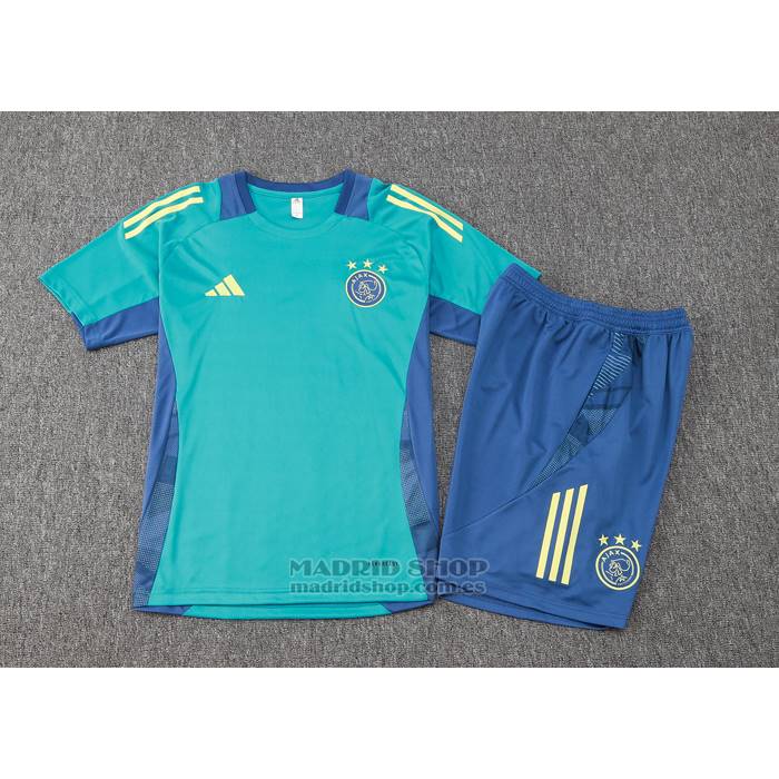 Chandal del Ajax Manga Corta 2024-2025 Verde - Pantalon Corto